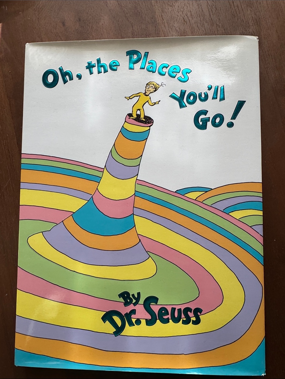 Dr. Seuss book. New. Some shop wear on corners. All The Places You Will Go